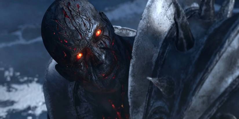 world of warcraft shadowlands cinematic screencap of bolvar fordragon