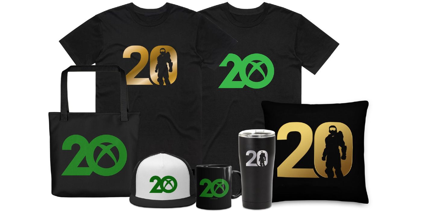 xbox 20th anniversary gear product merchandise collection