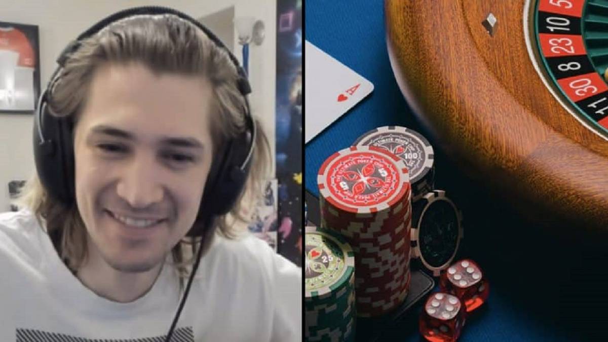 xqc gambling stream screenshot