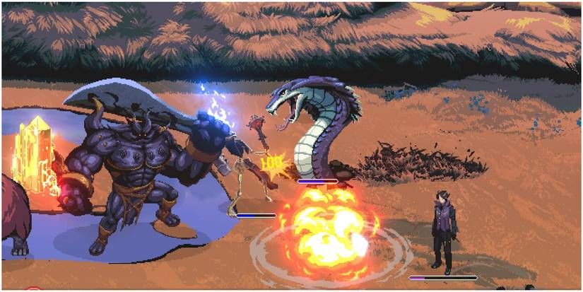 Fighting enemies in A King's Tale: Final Fantasy XV