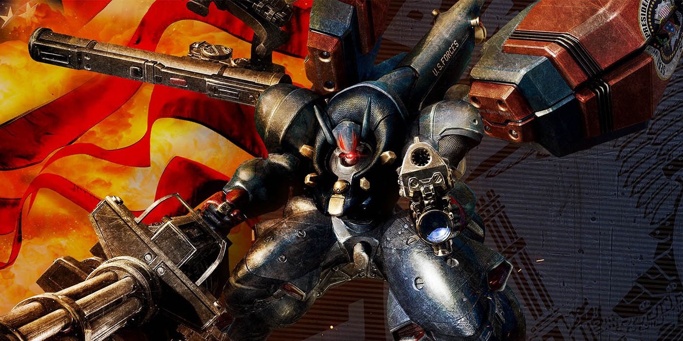The main mech from Metal Wolf Chaos
