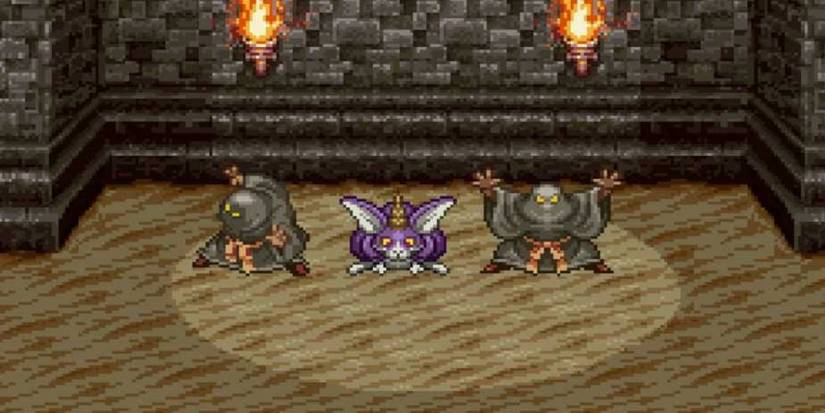Monsters in battle from Dragon Quest III