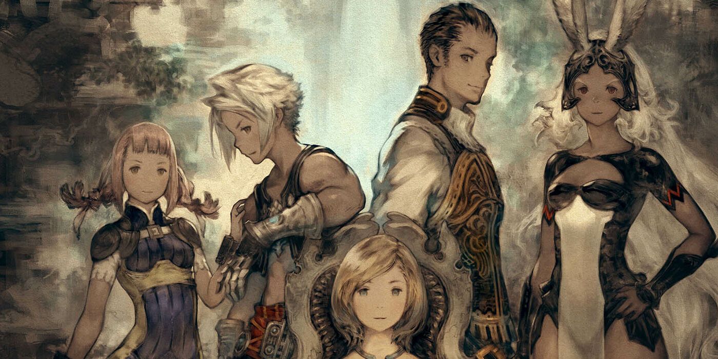 Promo art showcasing characters from from Final Fantasy XII