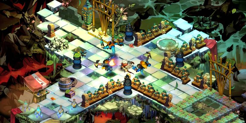 Fighting enemies in Bastion