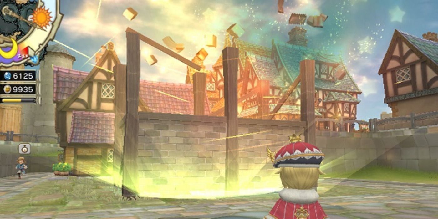 Building a town in Final Fantasy Crystal Chronicles: My Life As A King