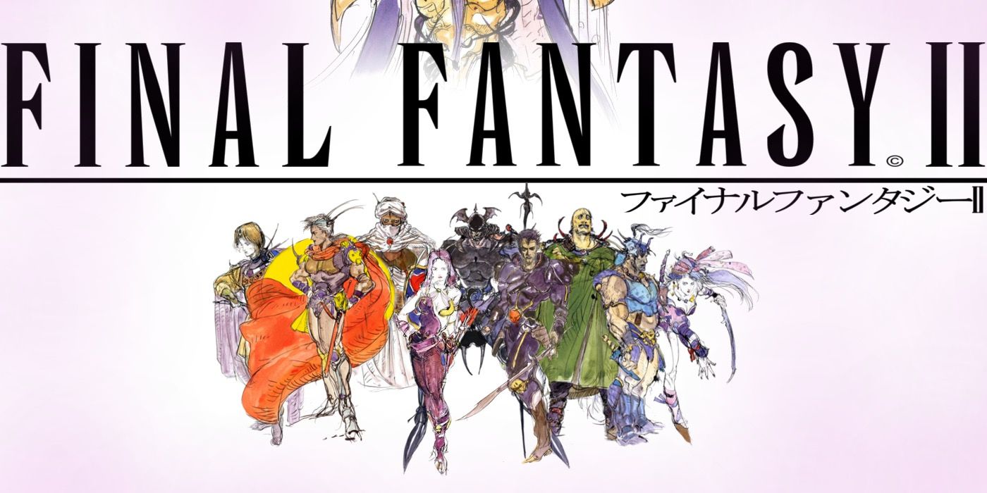 Promo art showcasing characters from Final Fantasy II