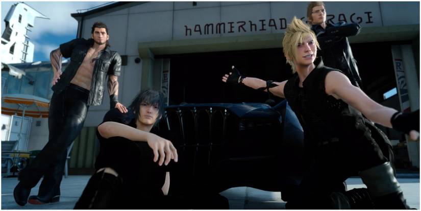 The four boys from Final Fantasy XV