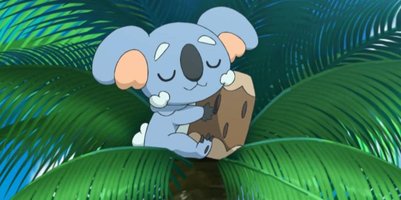 The Pokemon Komala in the anime