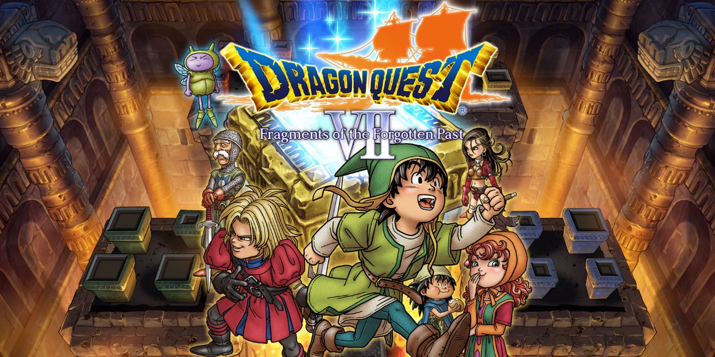 Promo art showcasing characters from Dragon Quest VI