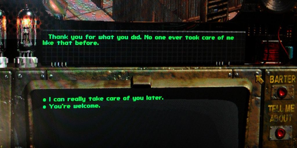 A conversation in Fallout