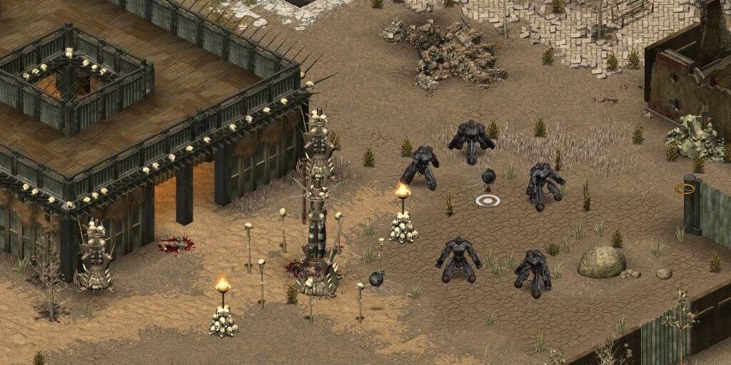 A gameplay screenshot of the original Fallout