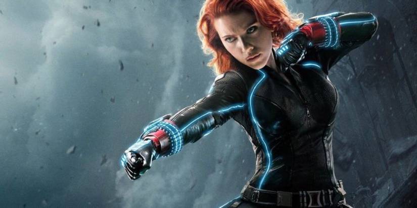 Black Widow Fighting in Age of Ultron