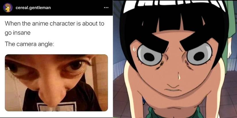 Anime Close Up Meme Rock Lee