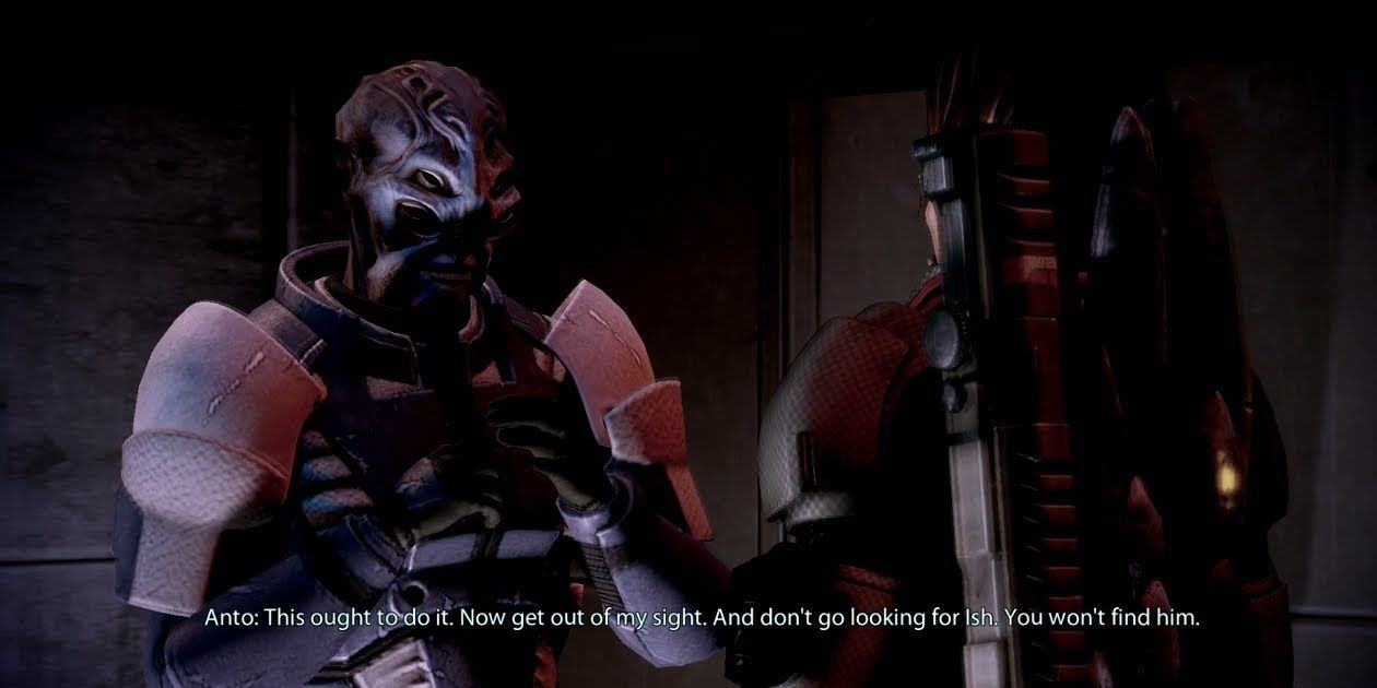 Anto Korragan Speaking To Shepard From Mass Effect 2