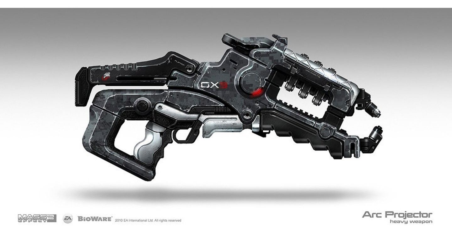 Arc Projector Promo Art From Mass Effect 2