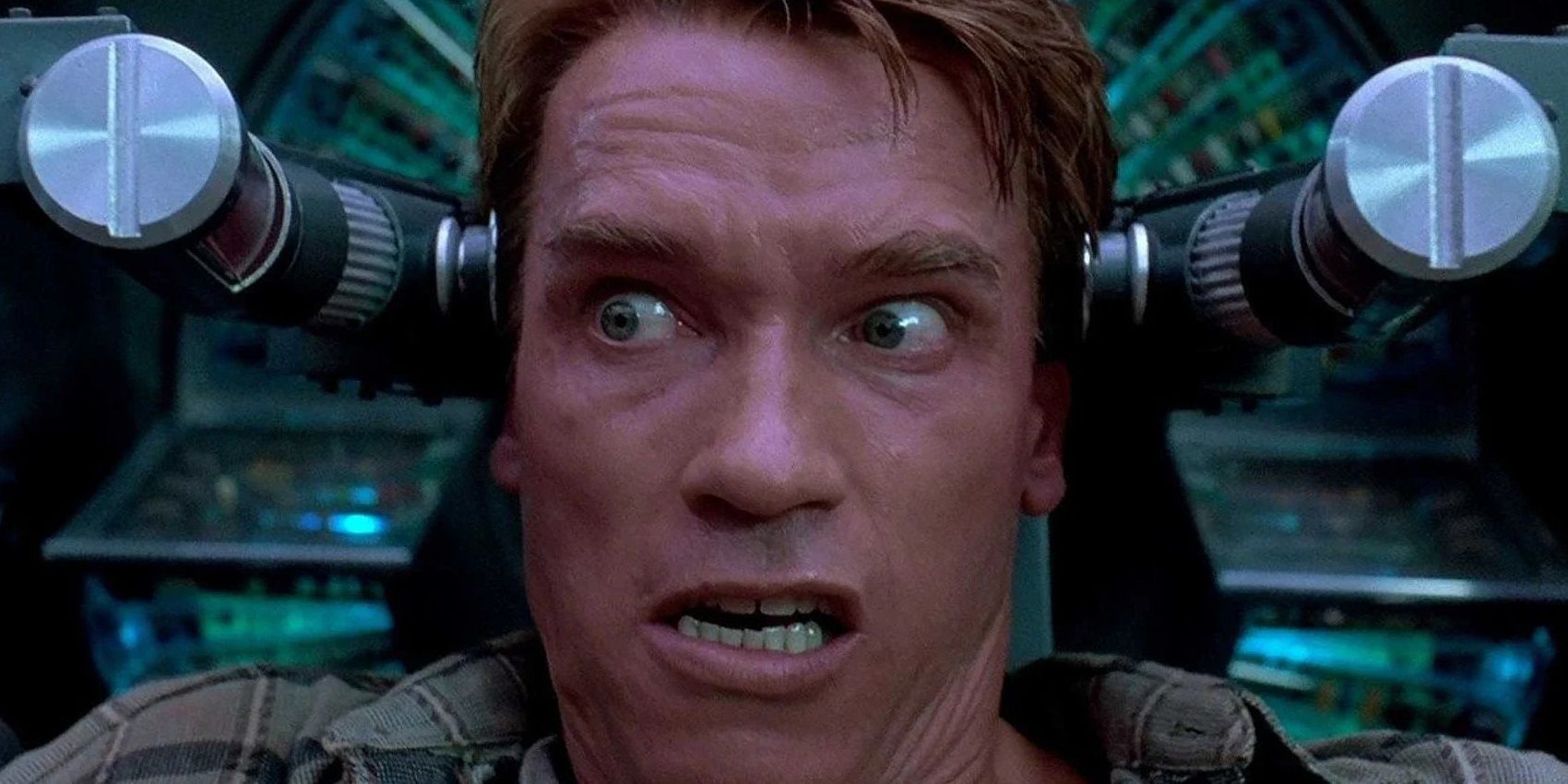 Arnold Schwarzenegger as Doug Quaid in Total Recall