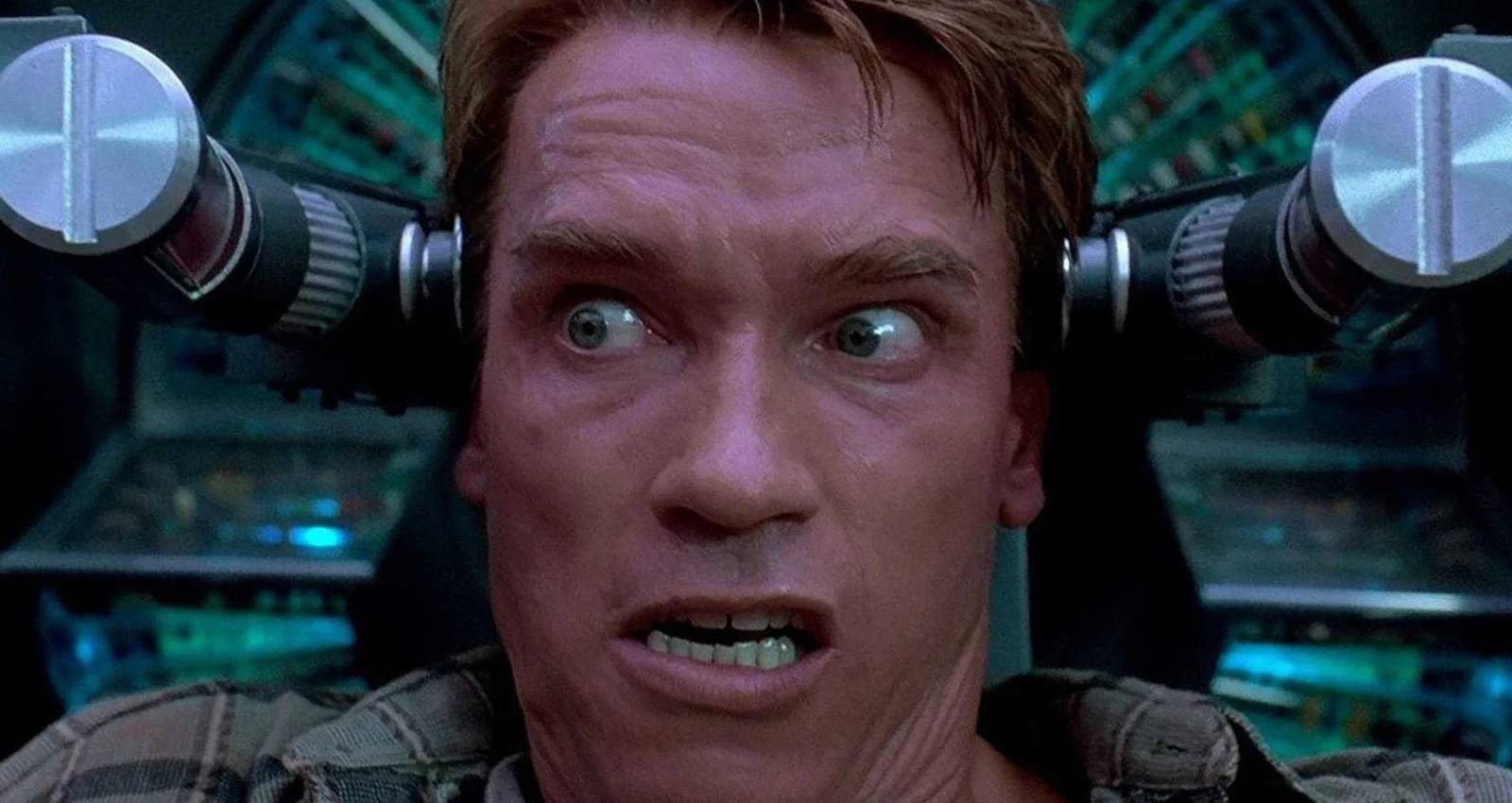 Arnold Schwarzenegger as Doug Quaid in Total Recall