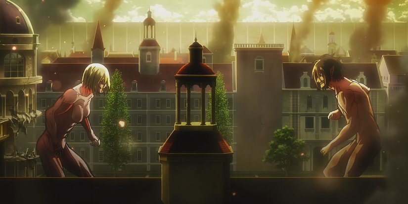 Attack on Titan Season 1 Eren vs Annie