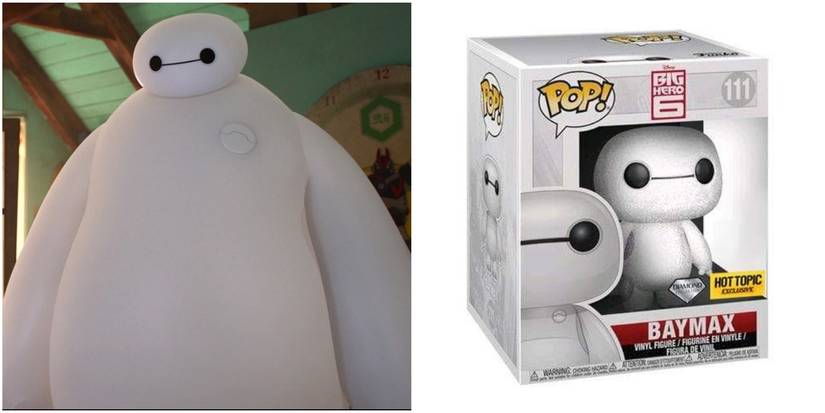 Baymax Big Hero 6 movie and diamond funko