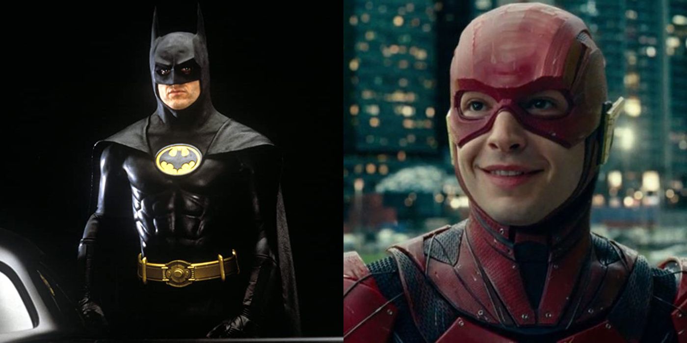 First Look At Michael Keaton's Classic Batman Suit In 'The Flash' Film
