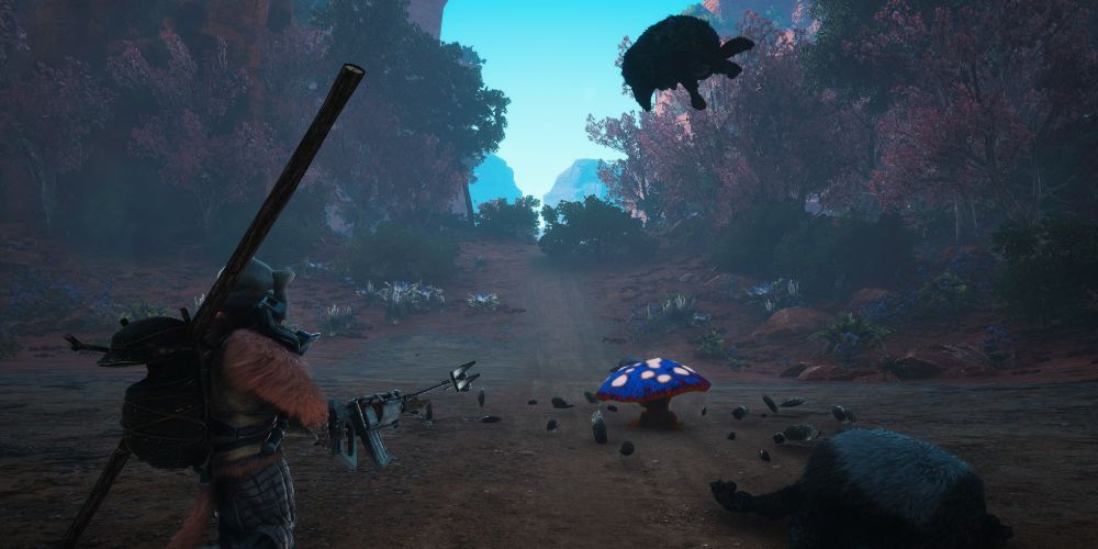 Fungi Can Be Placed As Impromptu Jump Pads In Biomutant