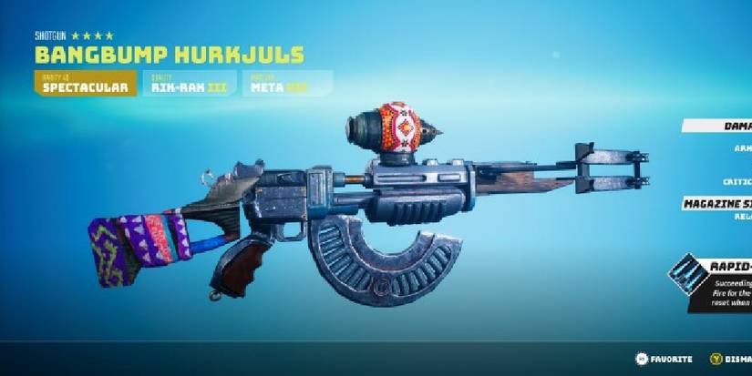 worst shotgun in the game with a terribly slow reload speed.