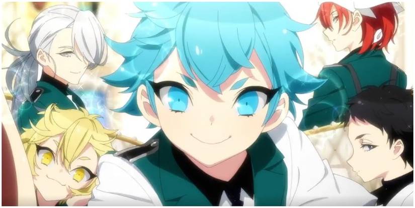 A group of five extremely pretty boys.