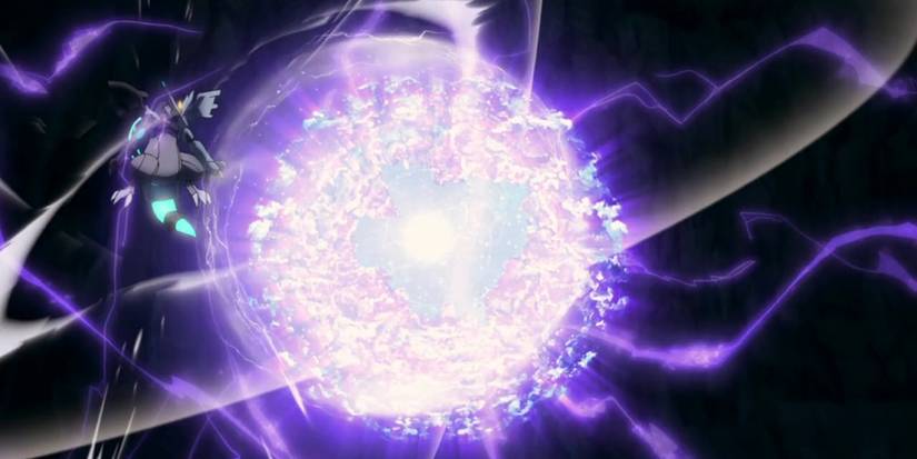 Black Kyurem Using Freeze Shock In The Anime