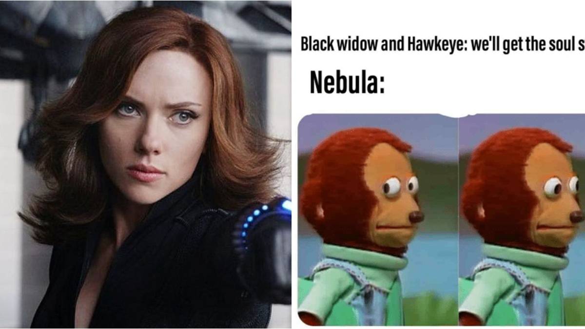 MCU Black Widow Memes Featured Image Including Picture Of Black Widow And A Meme