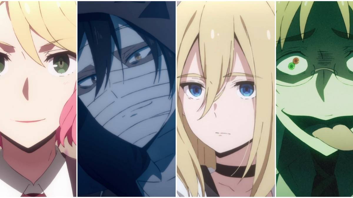 Cathy Zack Rachel Danny Angels of Death Anime Headshots Close up