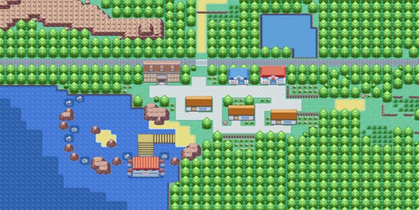 Cherrygrove City From The Gen II Games