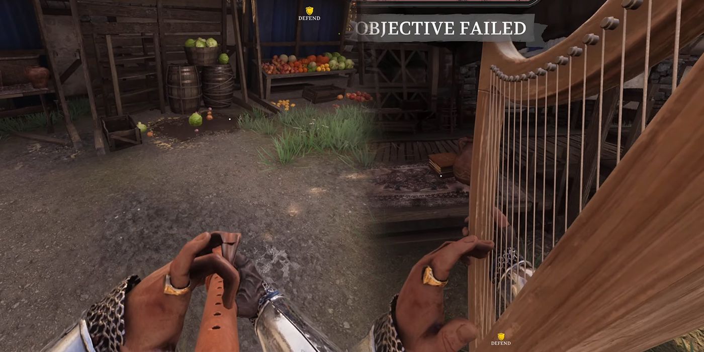 Chivalry 2 - Both The Flute And Harp You Can Find And Play In Coxwell