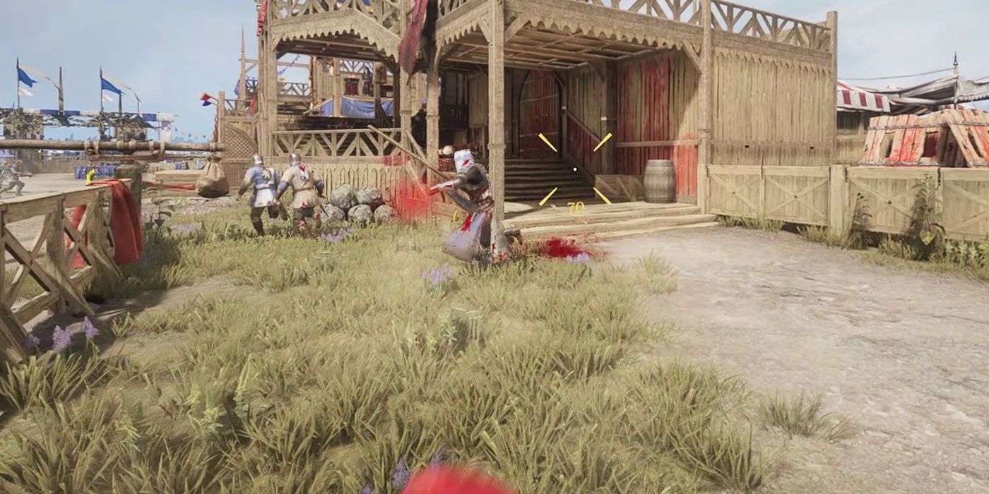 Chivalry 2 - Landing A Thrown Weapon Into An Enemy And Still Being Able To See And Grab It