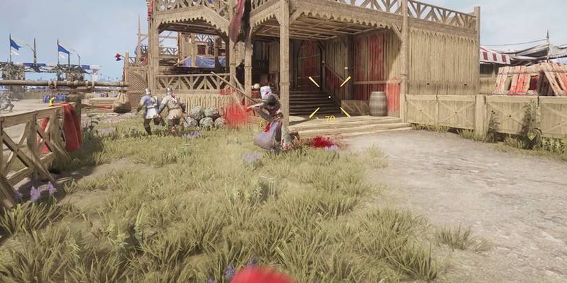 Chivalry 2 - Landing A Thrown Weapon Into An Enemy And Still Being Able To See And Grab It