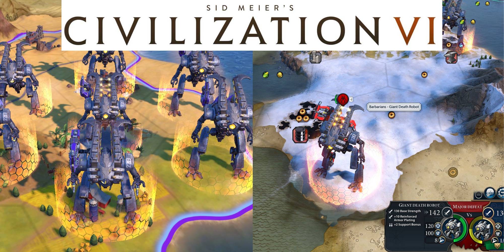 Civilization 6 giant death robot