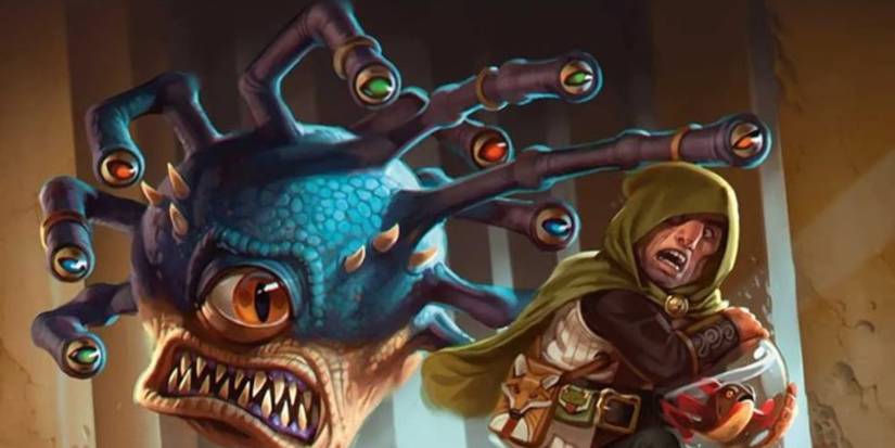 Creature Chasing D&D Character