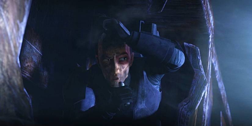 Star Wars The Bad Batch Crosshair injured