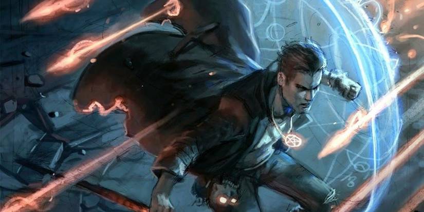 Character Blocking Magical Shots