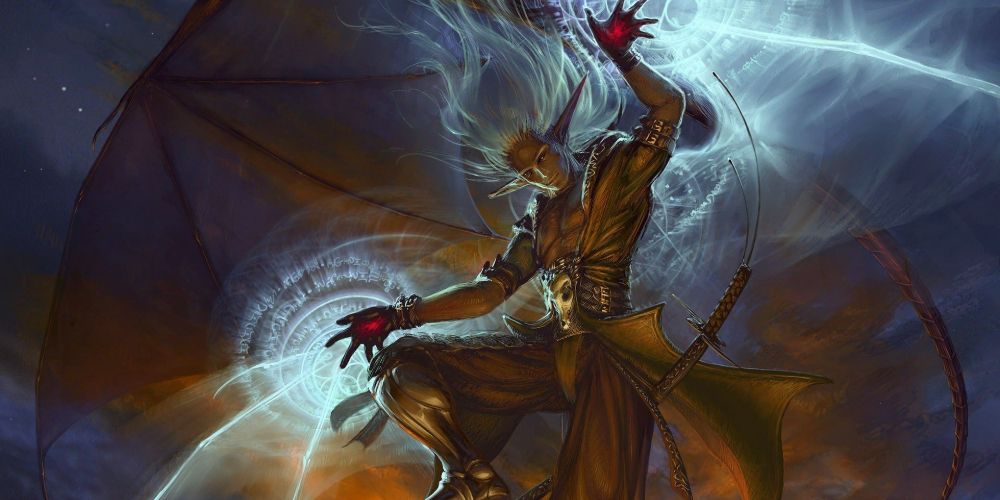 Dungeons & Dragons Storm Sorcerery Sorcerer WotC key art