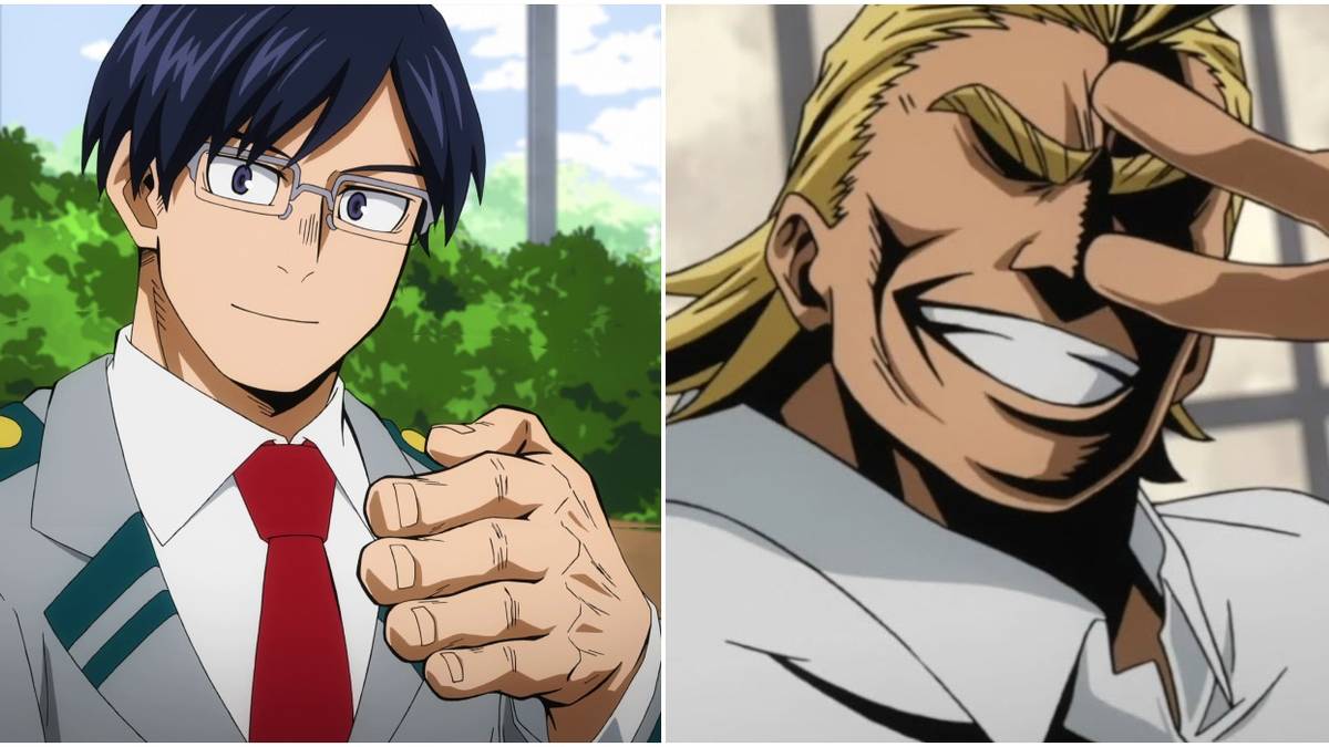 Tenya Ida and All Might