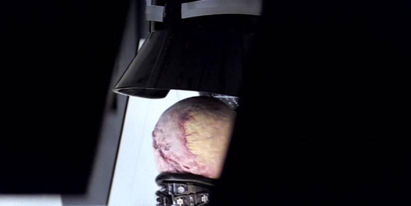 Darth Vader without his mask in The Empire Strikes Back