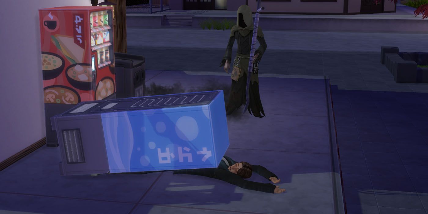 Death by Vending Machine - Sims 4 Funny Deaths