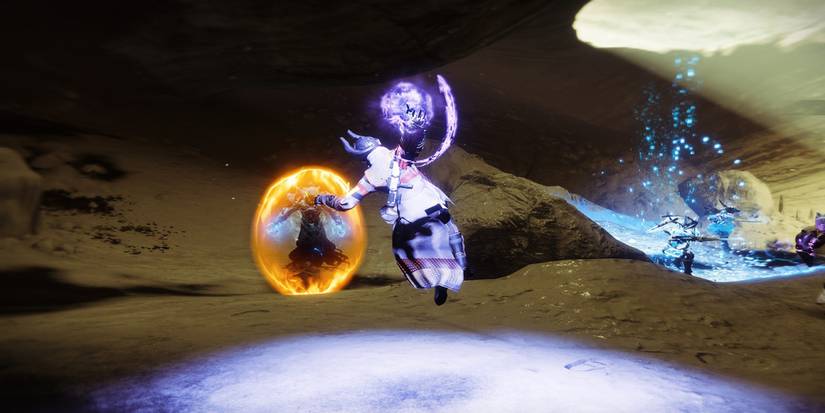 Destiny 2 Guardian Using Transmutation Sphere