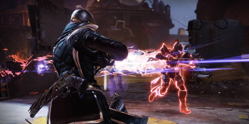 Destiny 2 Guardians Fighting In Crucible