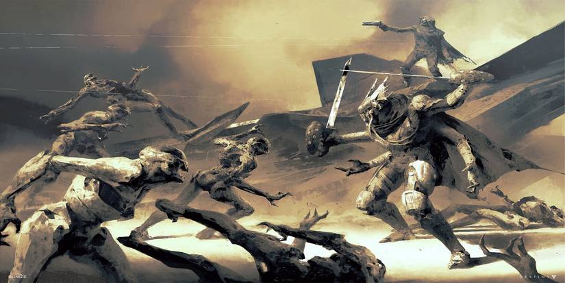 Destiny Grimoire Cayde and Captain fight Hive