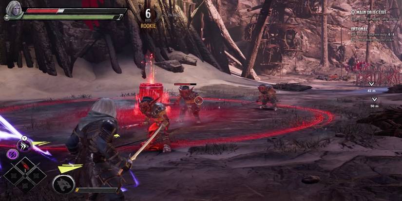 Fighting enemies in Dungeons & Dragons: Dark Alliance