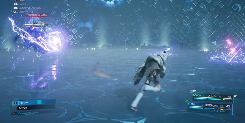 Dodging ramuh Yuffie