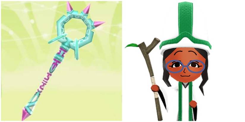 Dragon King Staff Miitopia Weapons