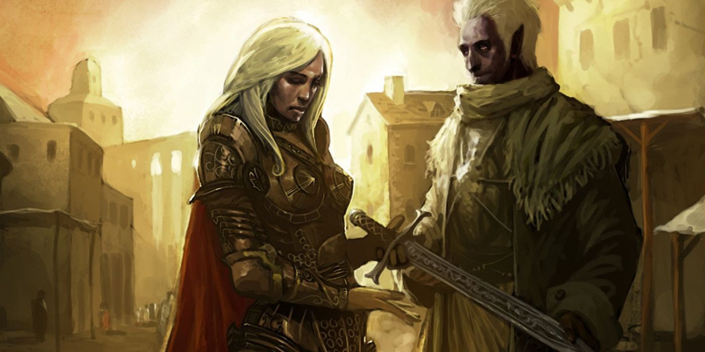 Drow official art from Dungeons & Dragons