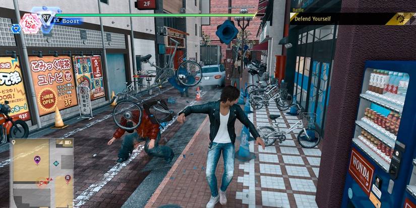 Judgment Yagami Mid-Combat